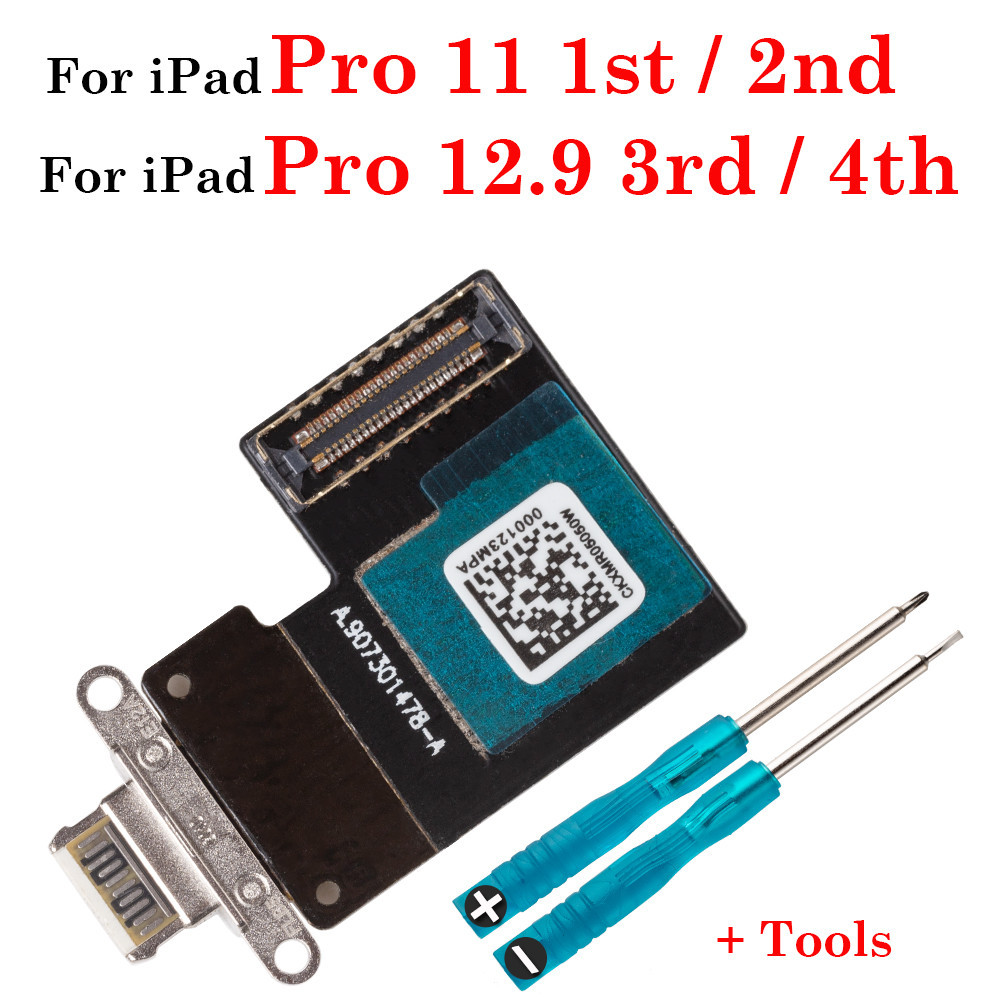Dock USB Connector Data Plug Jack Socket Charging Port Flex For iPad ...