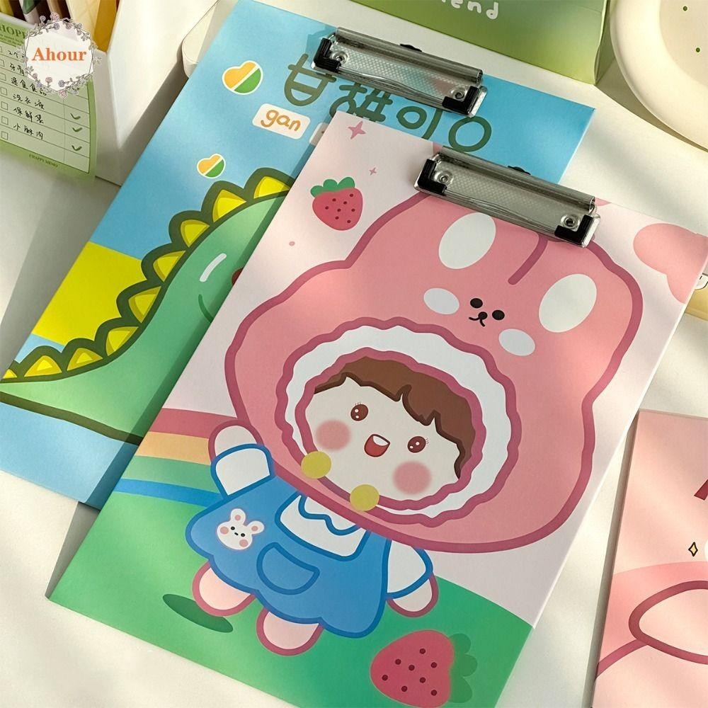 AHOUR A4 Board Clip Folder, File Storage Good-looking Anime File Folder ...