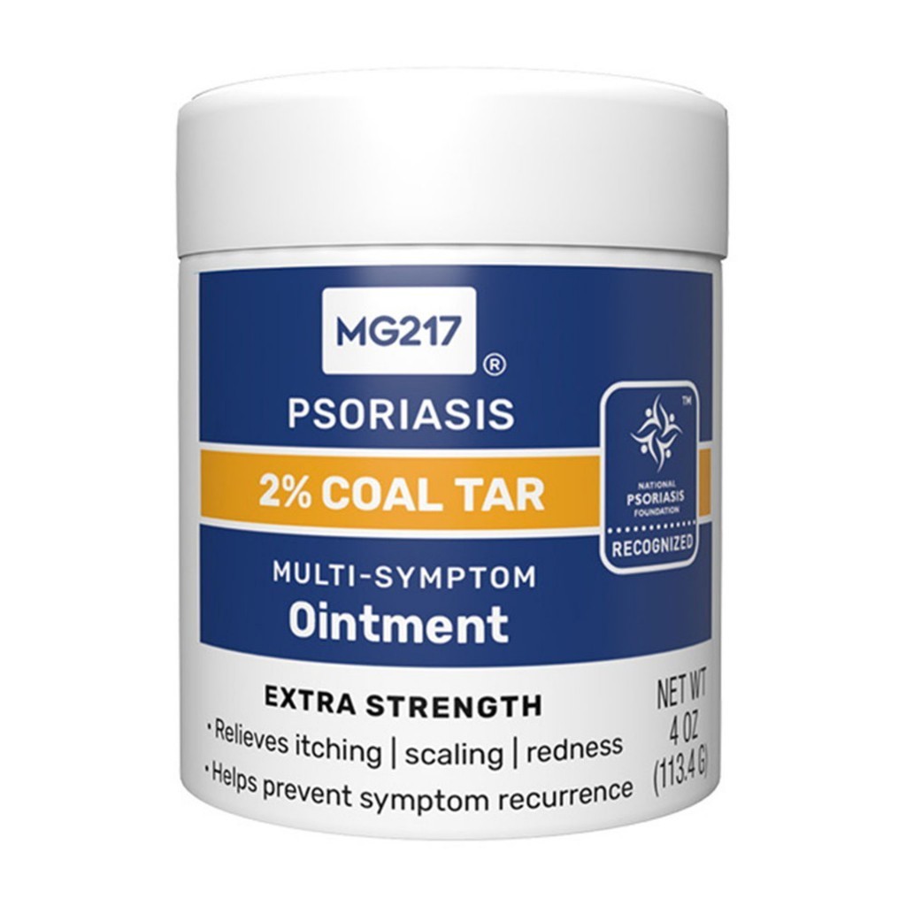 MG217 Psoriasis Medicated Multi-Symptom Ointment Extra Strength 2% Coal ...
