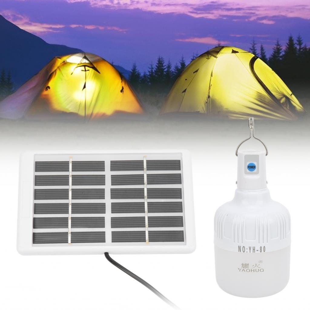 Supergoodsales Solar Bulb Portable Rechargeable LED Energy 2000mAh 6V ...