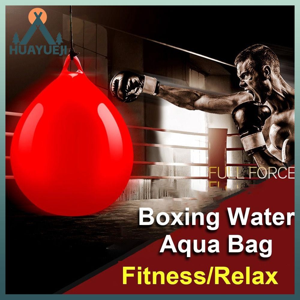 HUAYUEJI Aqua Punching Bag, Boxing Practice Red Boxing Water Aqua Bag