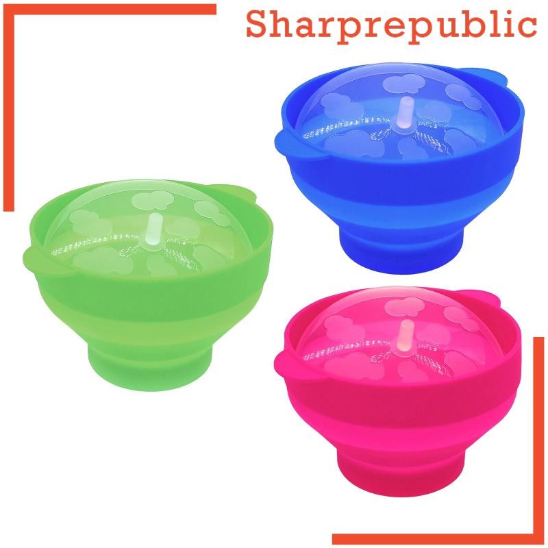 [Sharprepublic] Microwave Popcorn Popper Wide Mouth Easy Clean up Melts