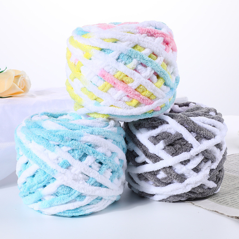 Ice Thread Thick Wool Single Strand Stick Needle Knitting Yarn Ball ...