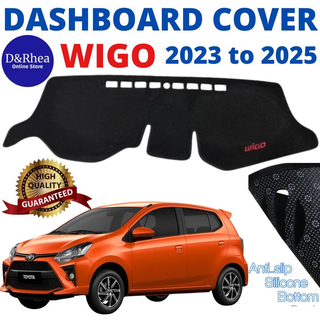 TOYOTA WIGO Dashboard Cover Insulated Dashboard Cover WIGO 2022 UP TO