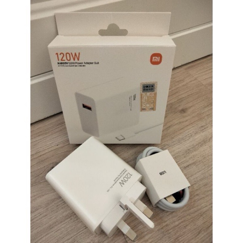 Xiaomi 120w 67WTurbo Charger Power Adapter With 6A Type-C N USB Cable ...