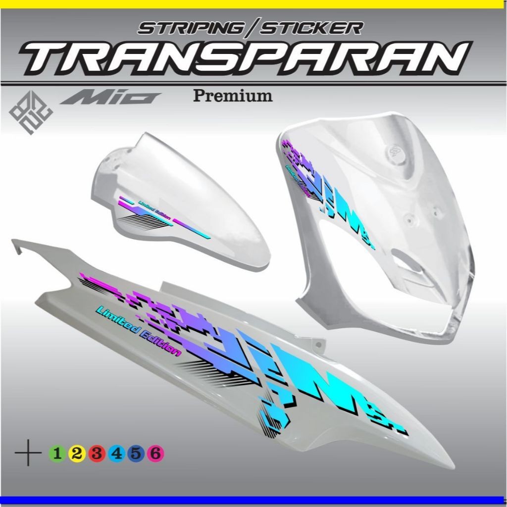 Yamaha Mio Old Sticker Transparent Striping Variations Abstract Latest ...