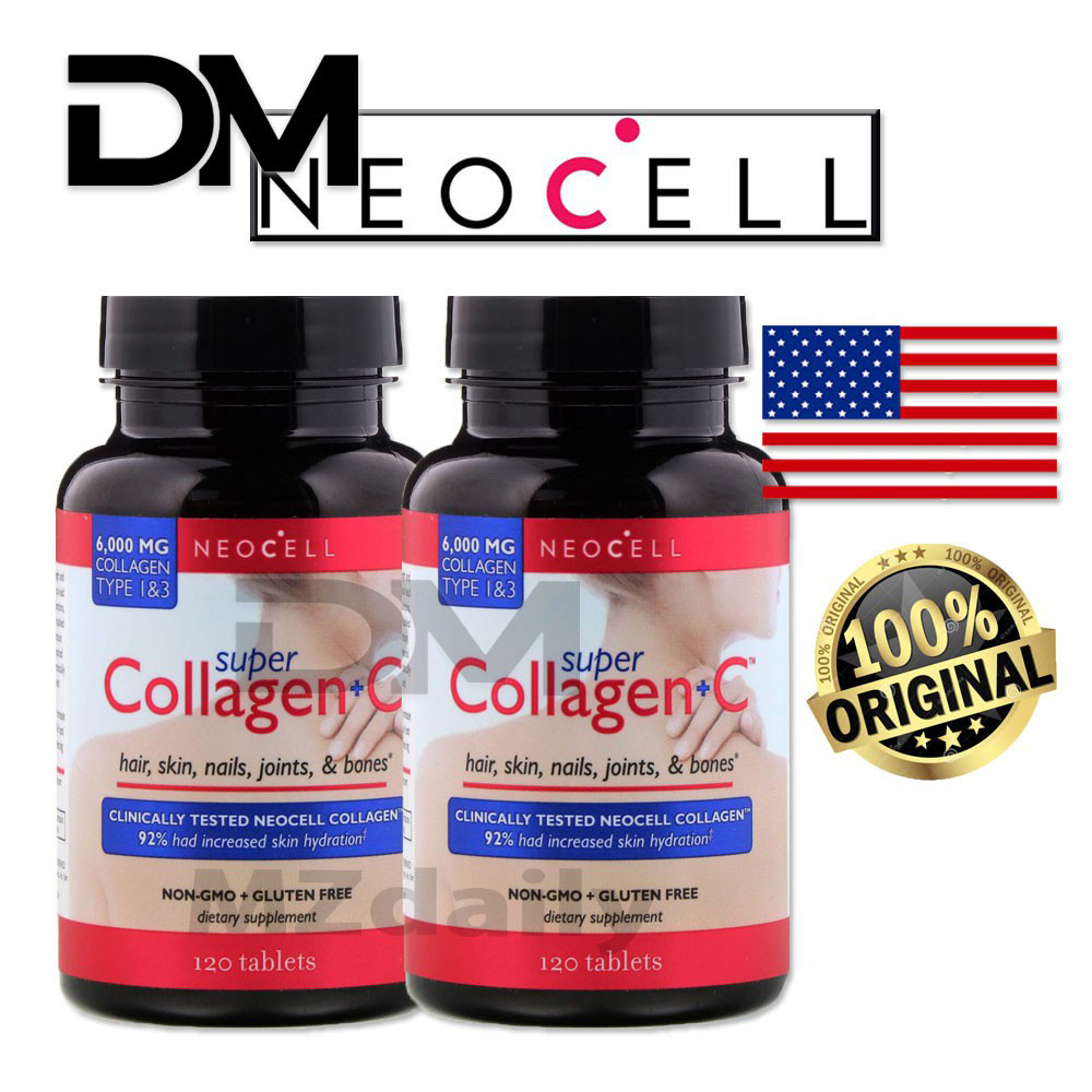 DM ( SET OF 2 ) NeoCell Super Collagen+C Type Tablets | Shopee Philippines
