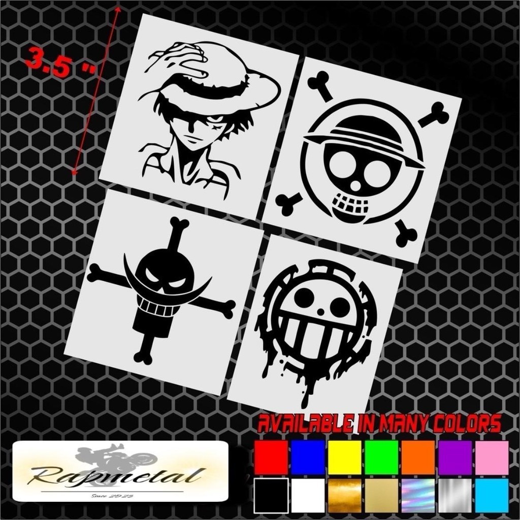 one piece sticker logo single color diecut machine cut waterproof ...