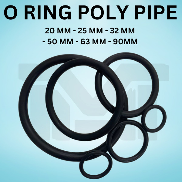 1 pcs Poly O Ring Poly Pipe Fitting EPDM Rubber Gasket Getah Polypaip O ...