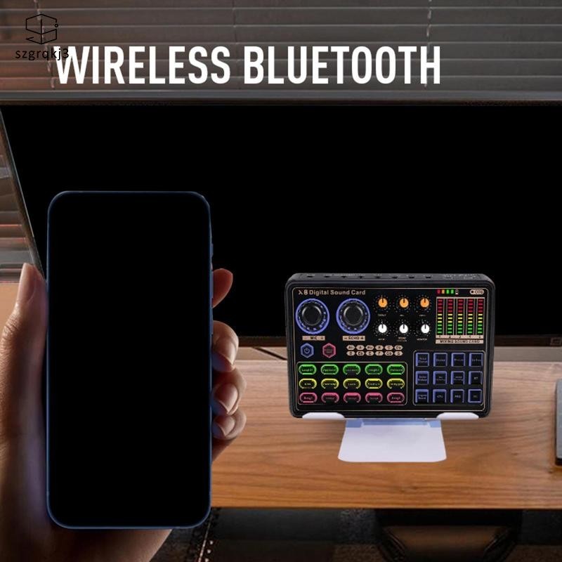 [szgrqkj3] Card Audio Mixer Board Headphone Amplifier Plug and Play