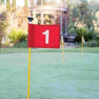 JYHOUSE Golf Course Flags, with Tube Inserted 420D Nylon Putting Green ...