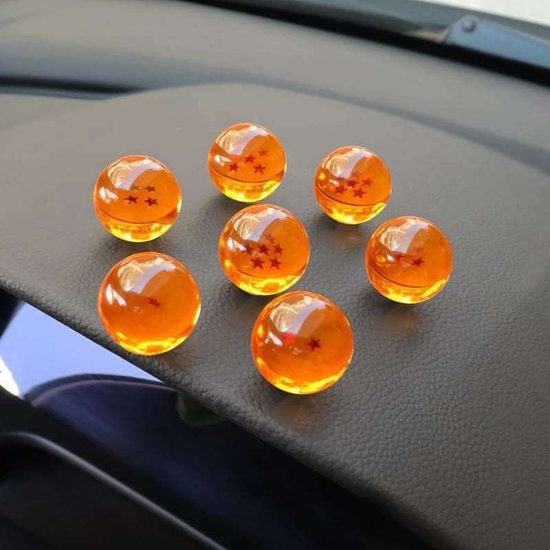 Car Cartoon Creative Transparent Ball Dashboard Car Interior Decoration