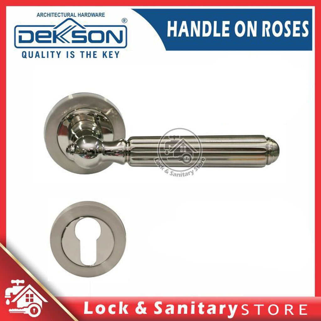Door Handle LHR 2688 SN+NP Lever Wooden Door Handle, Split Lock ...