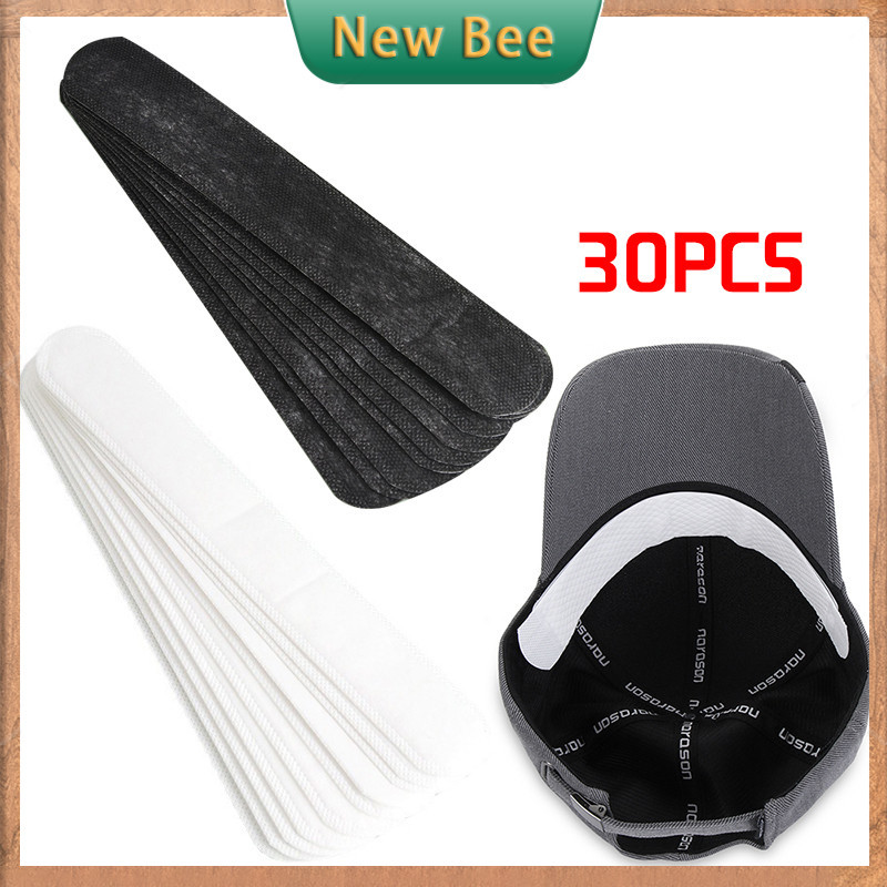 30Pcs Disposable Hat Cap Anti Sweat Stickers Cap Sweat Liner Sweat ...