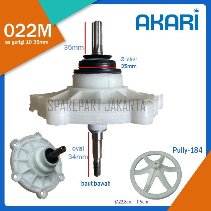 MESIN Sanyo Washing Machine Gearbox as 10z 3.5cm Votrex022M Shopee