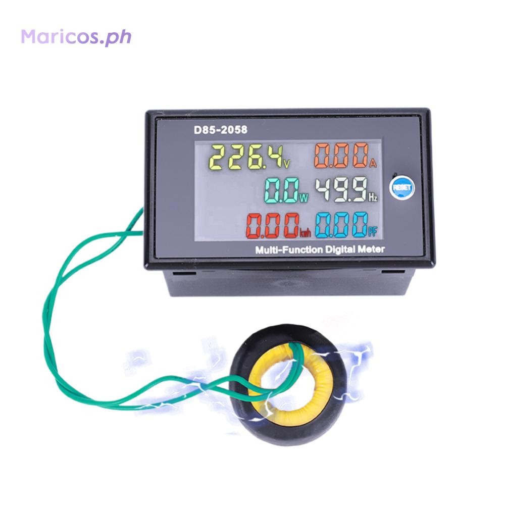 D85-2058 Single Phase AC Power Frequency Power Factor Monitor Digital ...