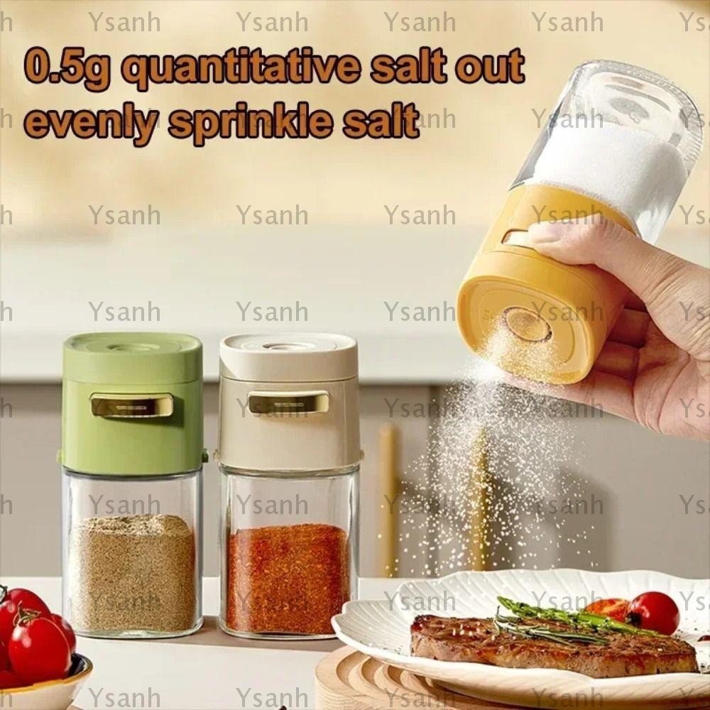 YSANH Ration Seasoning Jar, Quantitative Sealed Metering Salt Shaker