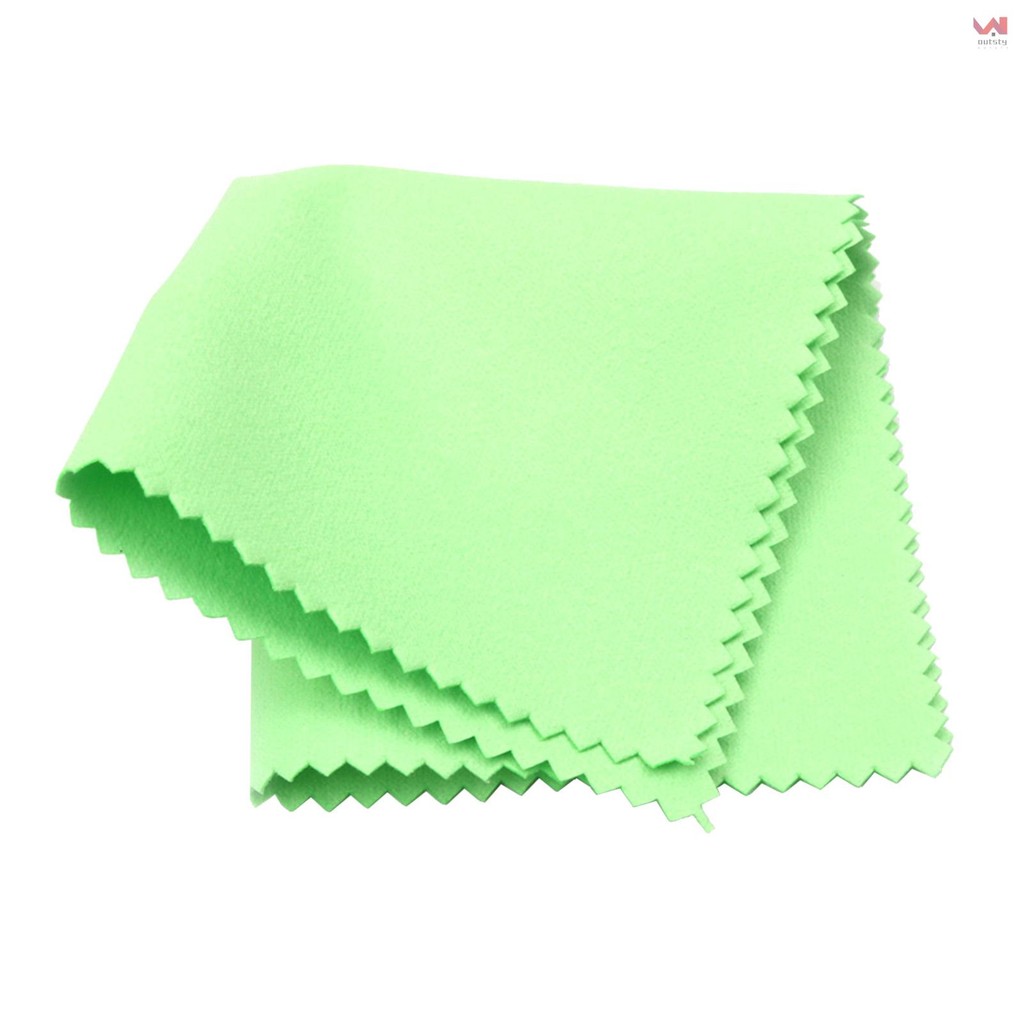 Musical Instruments Cleaning Polishing Cloth 15cm*15cm Size Double