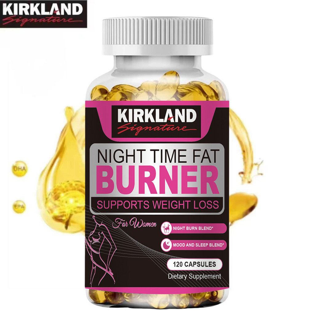 KIRKLAND Night Time Fat Burner Weight Loss Capsules for Women Appetite ...
