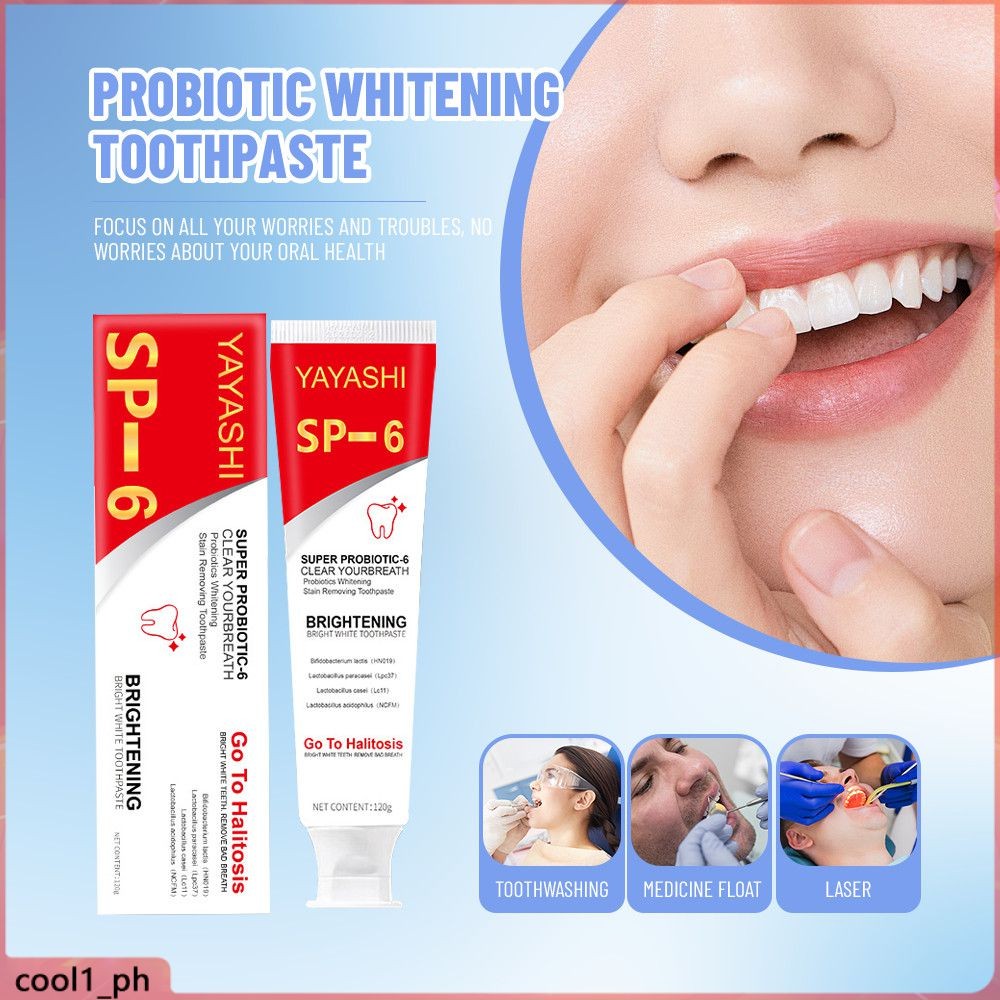Yayashi Probiotic Caries Toothpaste Sp-6 Whitening Repair Paste Teeth ...