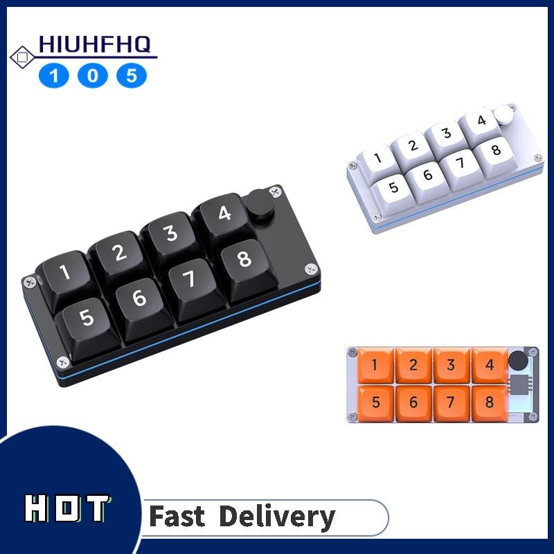 【Hiuhfhq105】8 Key Macro Programmable Fully Hot Swappable Mechanical ...