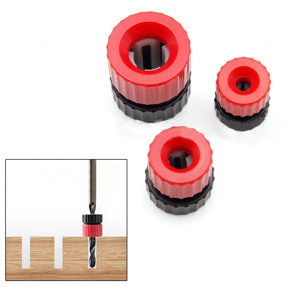 Adjustable Drill Stop Durable ABS Plastic For DIY Projects Depth Stop