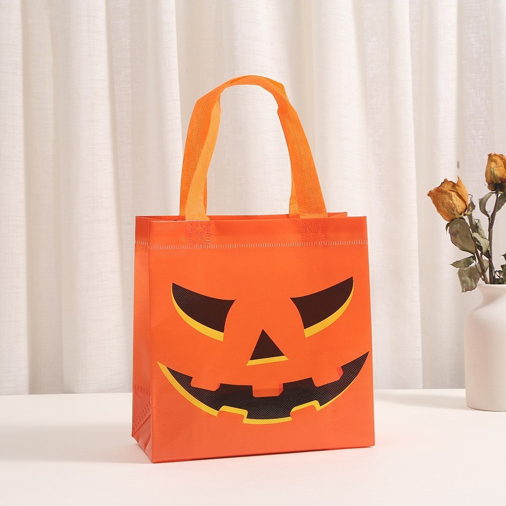 Halloween Portable Tote Bags Non Woven Shopping Bags Trick Or Treat