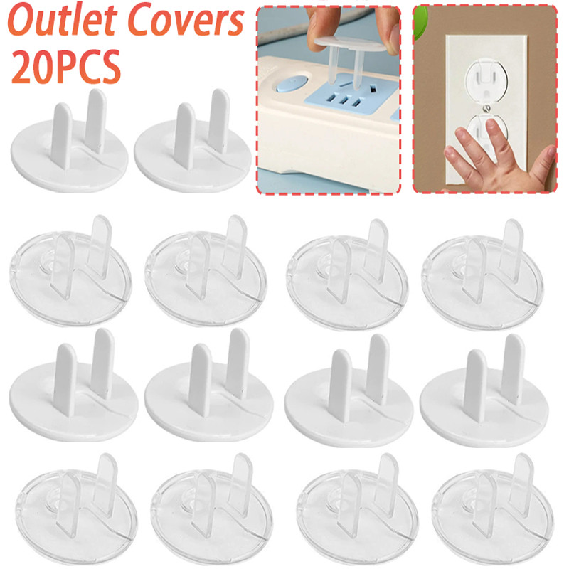 20Pcs Socket Protection Cover/Baby Guard Anti Electric Shock Protectors ...