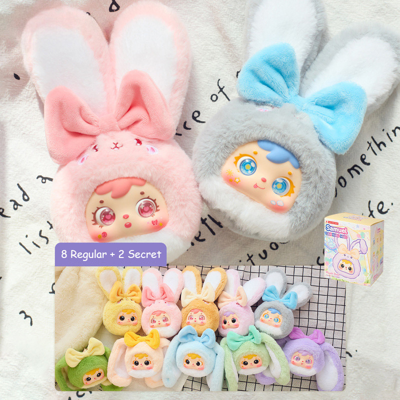 miqin Samuel Colorful Little Rabbit Series Plush Blind Box, Cute ...
