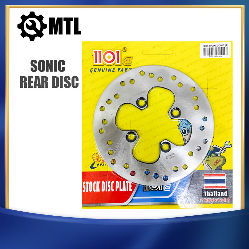 MTL MOTORCYCLE REAR DISC BRAKE FOR SONIC, DISC PLATE HIGH-QUALITY MADE ...