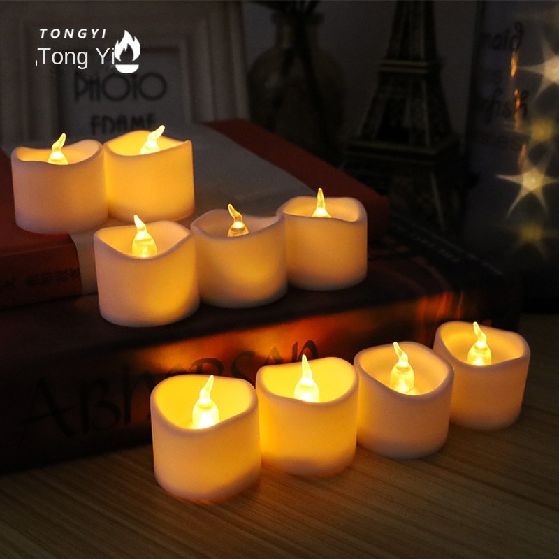 LED Electronic Candle Creative Tealight Electronic Candle Halloween ...