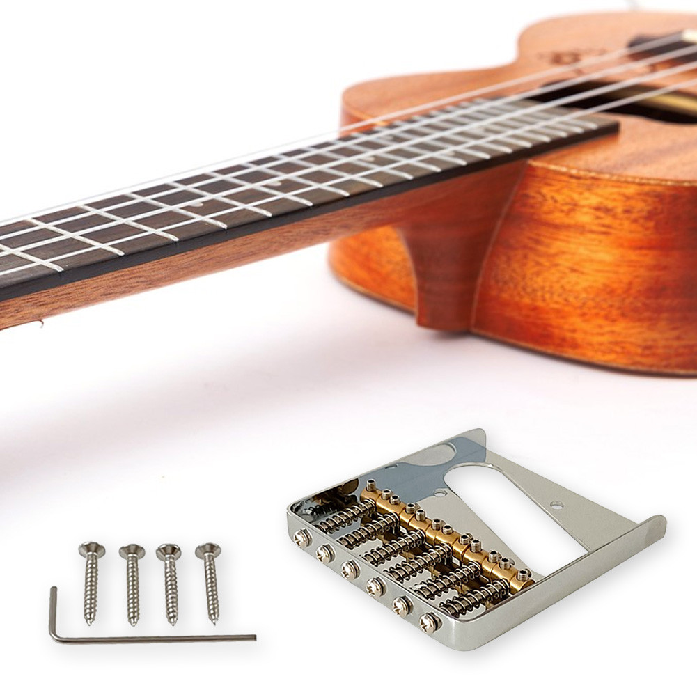 Vintage Guitar Bridge with Screws Electric Guitar Bridge 6 Strings ...