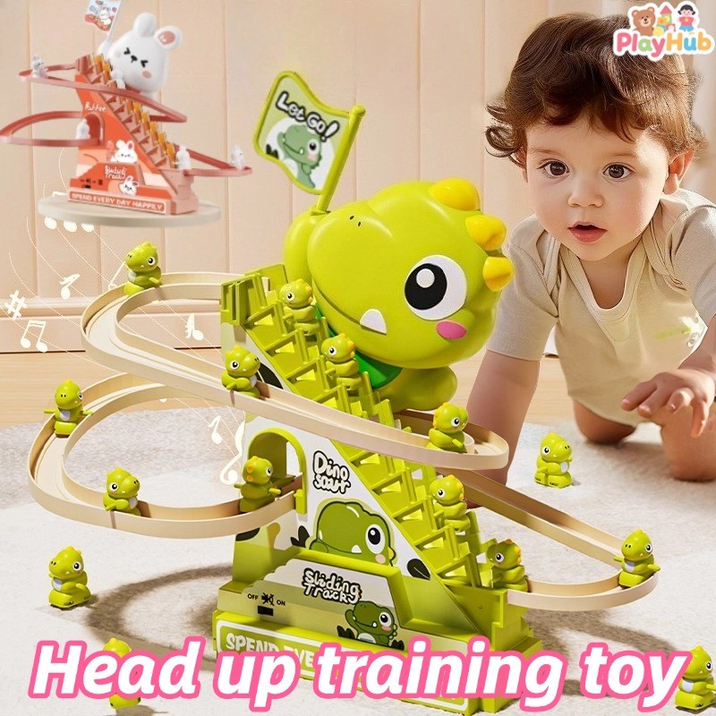 Children Educational Toys Electric Dinosaur Climbing Stairs Rabbit ...
