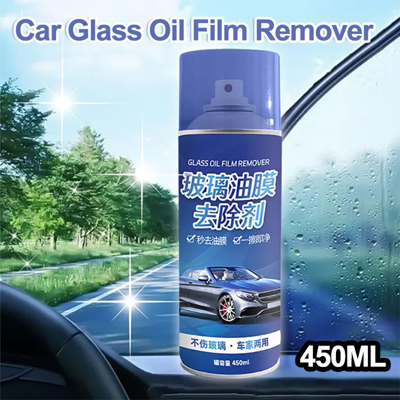 Car Glass Oil Film Remover 450ml Windshield Glass Cleaner Car Glass ...