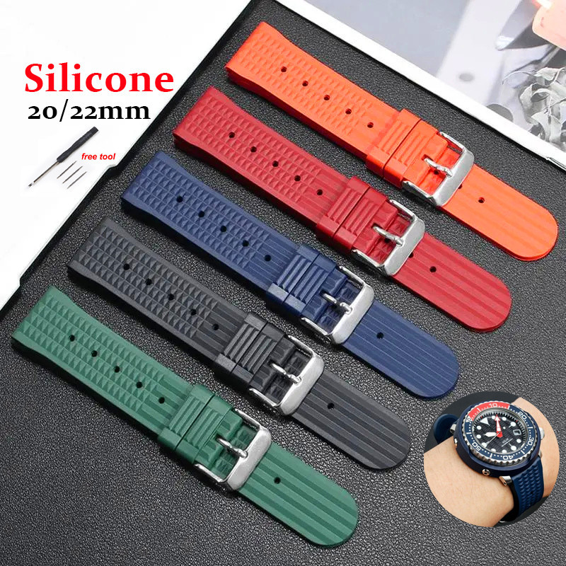 Bracelet Silicone 22mm Pour Montre - Lot Remplacement Souple Ajustable - Compatible SGS