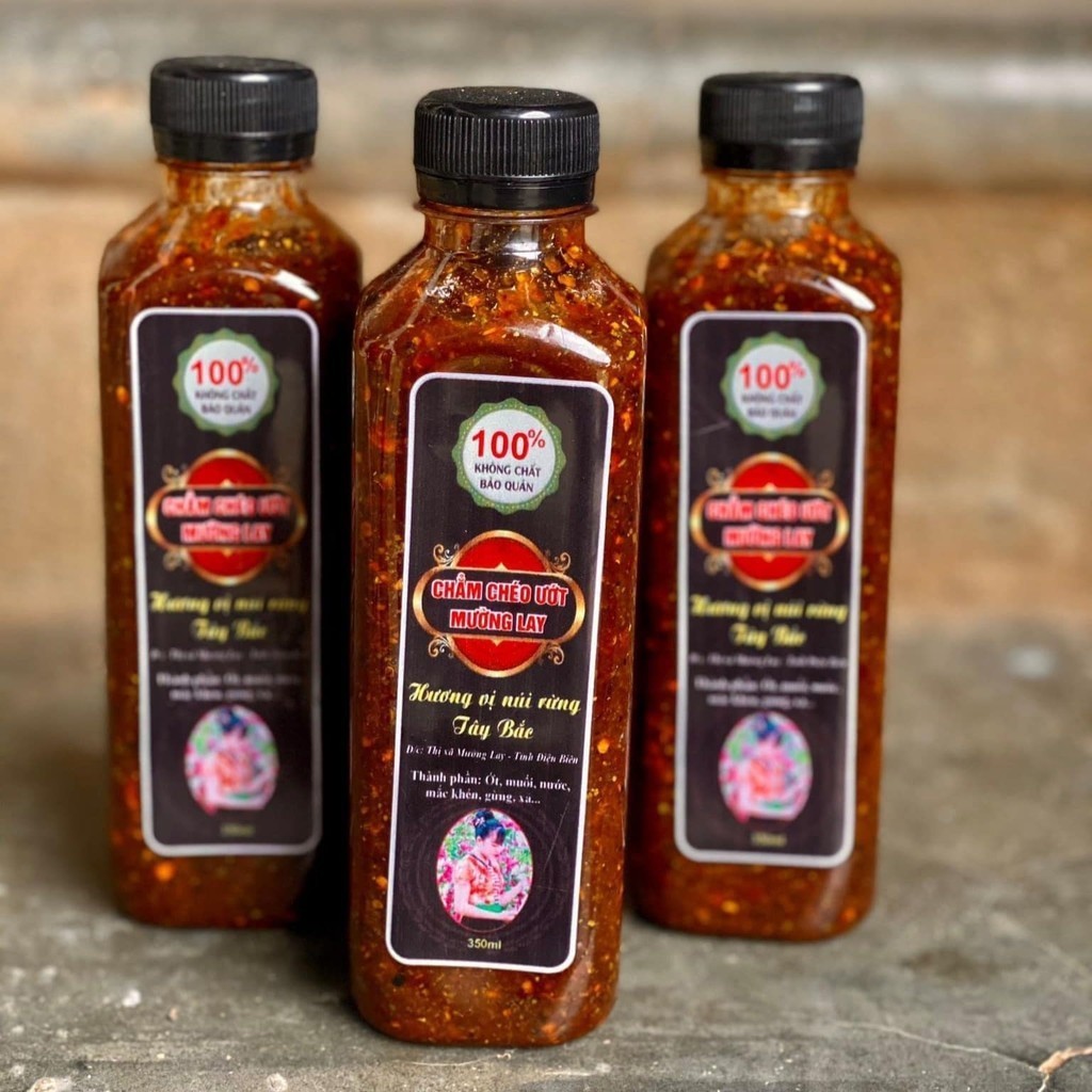 Muong Lay Dien Bien wet occipital cross (350ml). Special type of salt ...