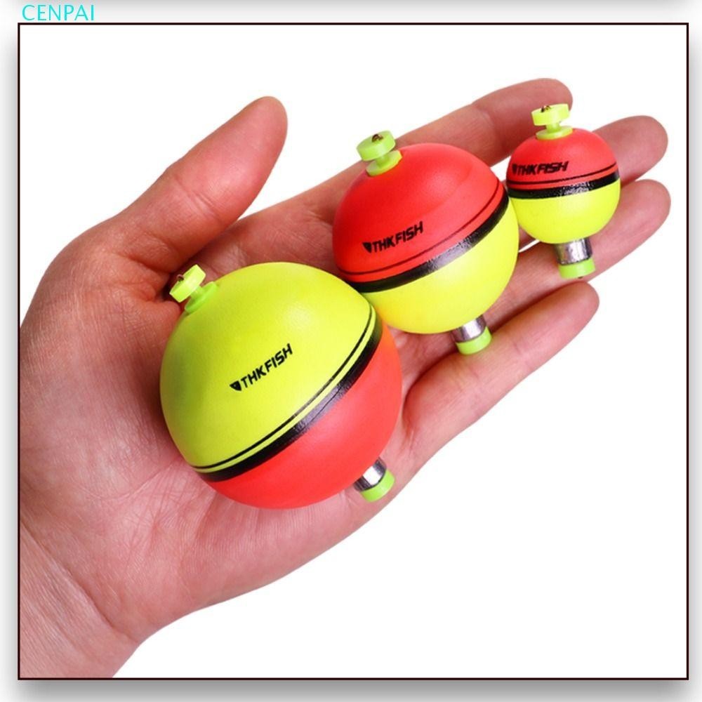 CENPAI Fishing Ball Bobbers, 25mm 40mm 50mm Weighted Round Ball Foam ...