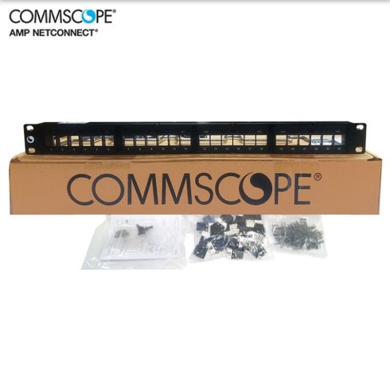 AMP Commscope Patch Panel Paint 6 RJ-45, 24 Ports | Shopee Philippines