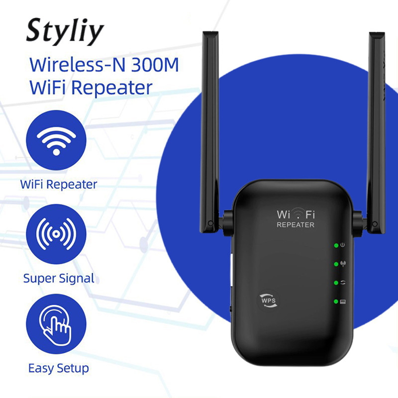 Wireless WIFI Repeater Network Signal Amplifier Home Single Band Router ...