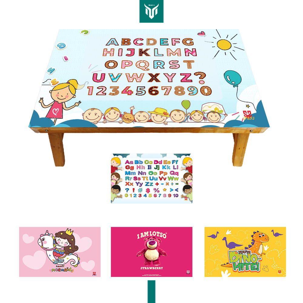 Study Table Folding Character ALPHABET ALPHABET NUMBER Dinosaur UNICORN ...