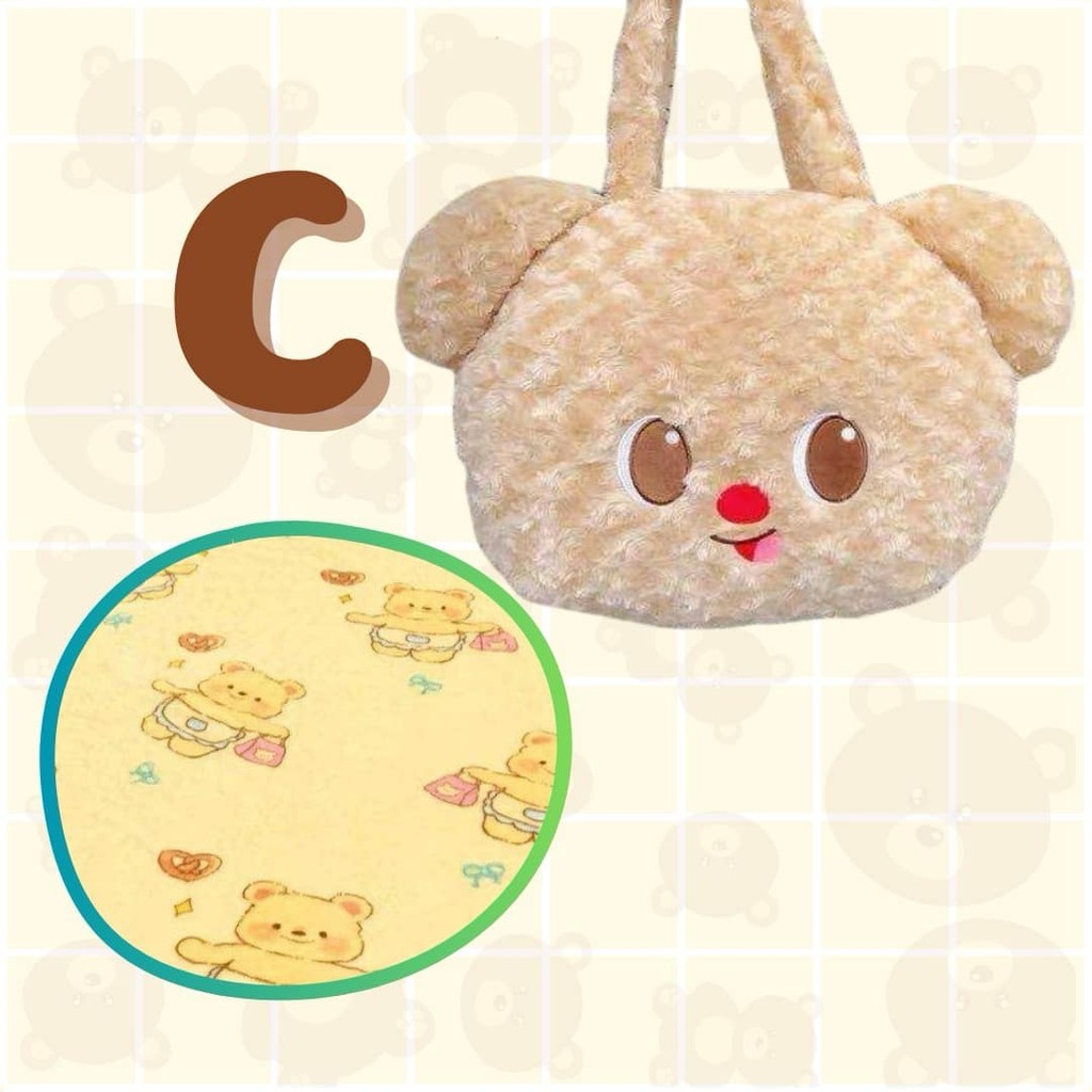 Extremely Cute. Melting Heart. Backpack Blanket Bear Butter BTAll 3