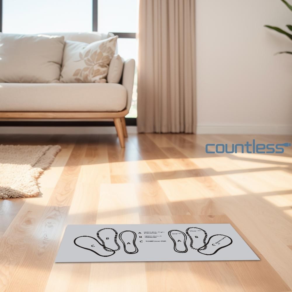 Multipurpose Work Out Mat Step Positions Deep Squat Mat Squat Foot ...