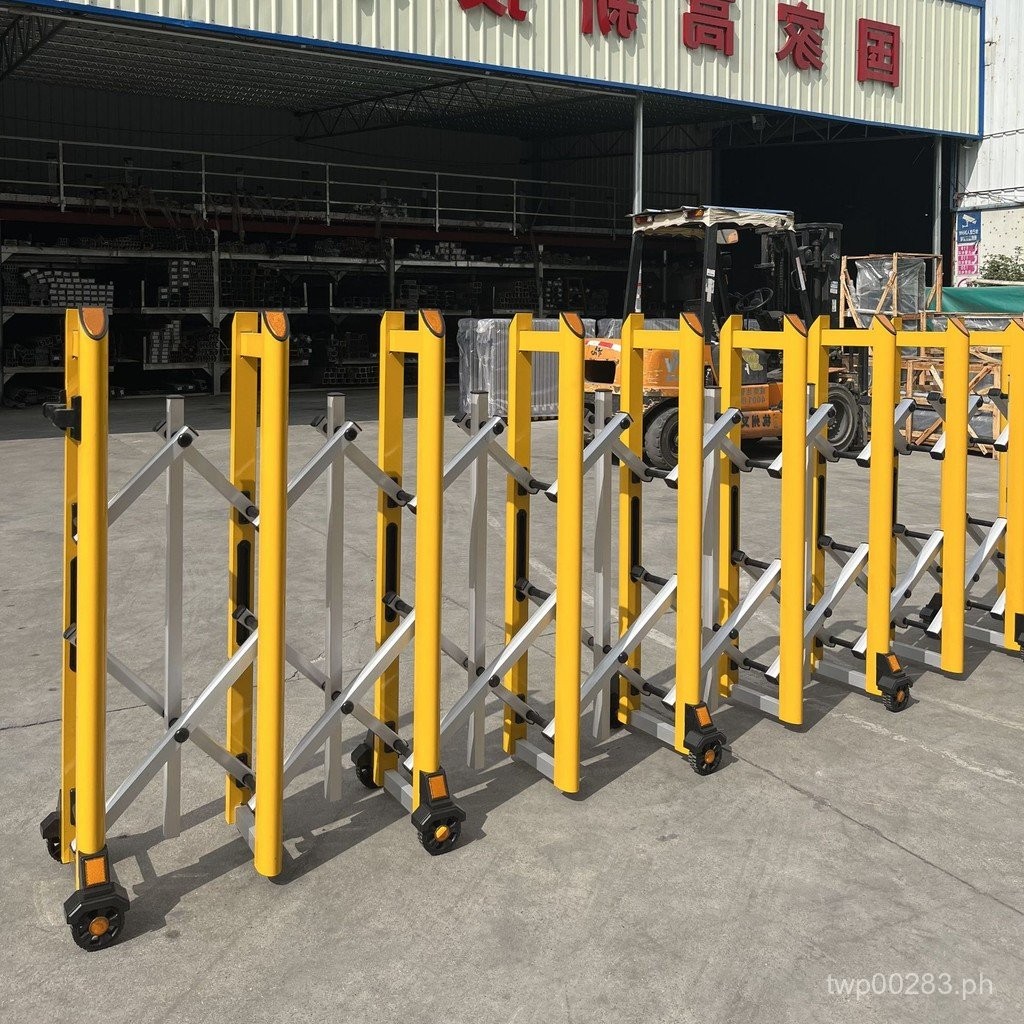 Aluminum Alloy Flexible Fence Movable Fence Manual Sliding Door Folding ...