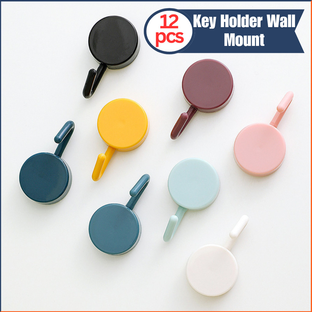 PinoyMart Innovative Key Hanger Wall Hook Adhesive Wall Organizer for