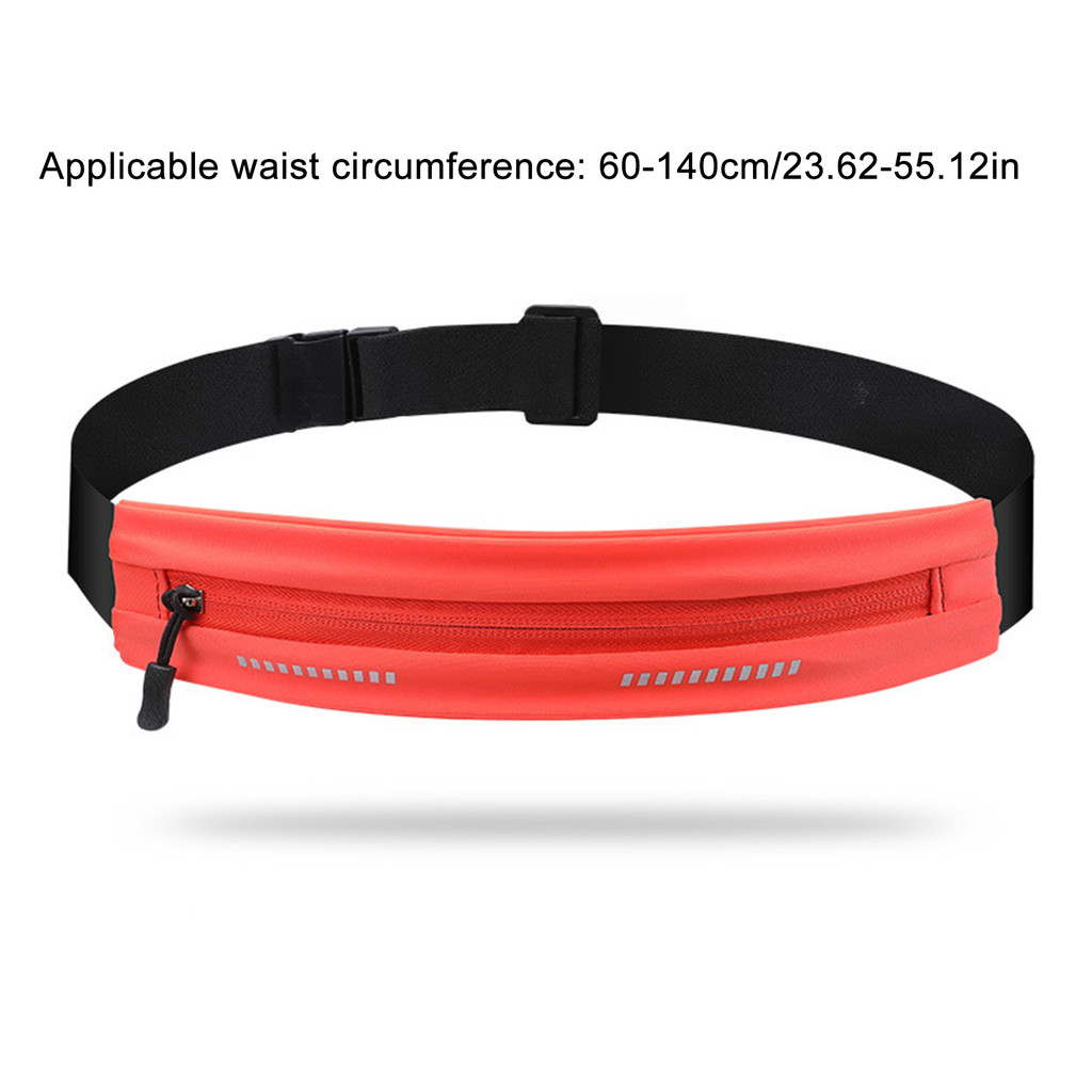Adjustable Running Pouch Runners Belt Workout Waist Bag Elastic Slim ...