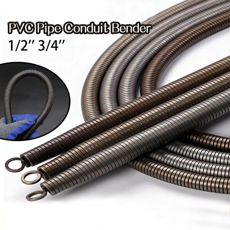 1/2'' 1/4'' 3/4'' PVC Pipe Conduit Bender Spring Pipe Eliminates Need ...