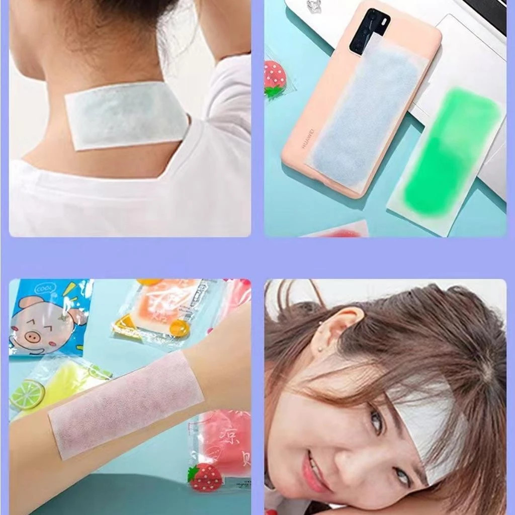 20pcs Baby Ice Cool Fever Patch Cool Fever Patch Sunstroke Sticker ...