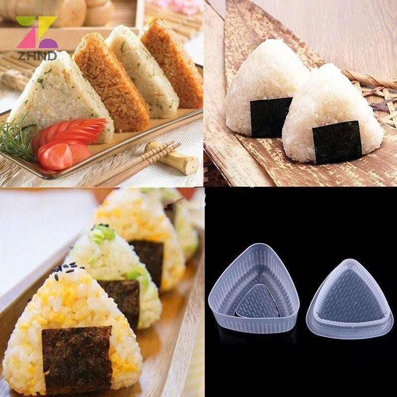 ZHND 1 set Rice Bento Press Maker Mold Triangle Form Mold Sushi Make ...