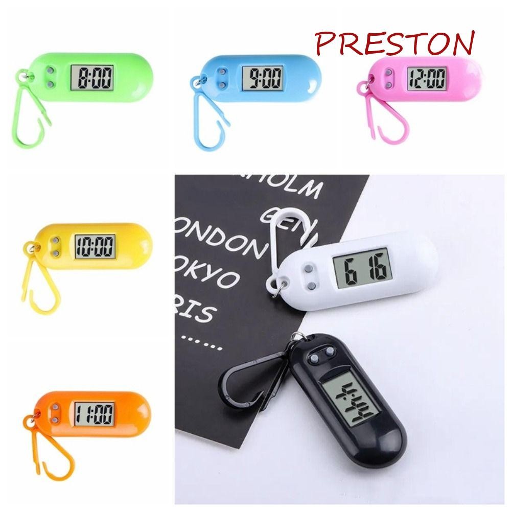 PRESTON Digital Electronic Clock Keychain, Key Display Portable ...