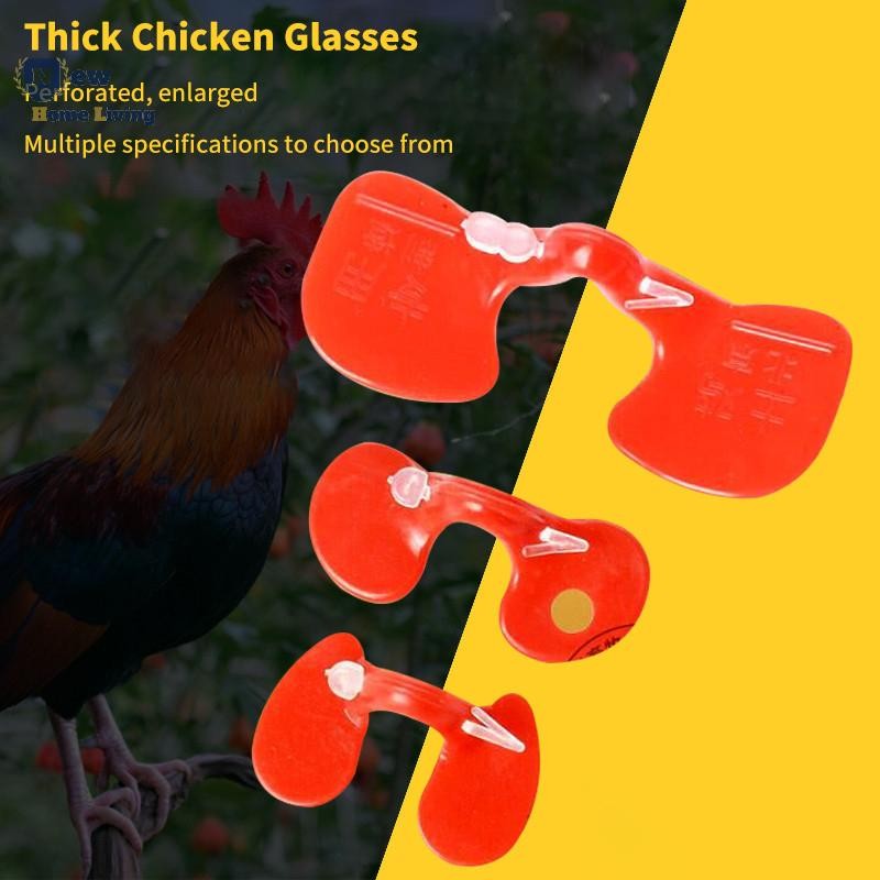 nhl-50pcs-red-plastic-chicken-glasses-pheasant-anti-pecking-goggles
